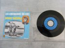 45 T JOHNNY HALLYDAY  .LES CHEVALIERS DU CIEL....