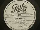 SUZY SOLIDOR lily marlène / dans un port DISQUE 78 tours PATHE PA 2052