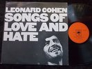 LEONARD COHEN Songs Of Love And Hate LP AUST 1971