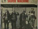 HAWKWIND silver machine RARE ISRAEL ISRAELI ONLY PS 7
