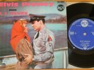 ELVIS PRESLEY rare French France EP GI BLUES 86285 solid center petit trou