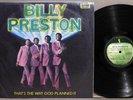 BILLY PRESTON That's The Way God Planned It Uruguay Promo LP Apple Beatles