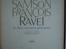 TRES RARE COLUMBIA SAXF 136 stéréo S.FRANCOIS/CLUYTENS  RAVEL 2 CONCERTOS