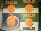 DAVID BOWIE 4 RARE RCA ORIGINAL VINYL SINGLES  SOLID CENTRES REBEL REBEL ZIGGY