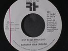 BARBARA JEAN ENGLISH:  If It Feels This Good / If This Ain't Love 45 (70s Moder