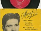 CARL MANN / BILL JUSTIS EP Sweden LONDON RE 5072 