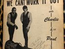 CHARLIE & PAUL “We Can Work It Out” LP RARE MICHIGAN 1960’s PRIVATE PRESS FOLK