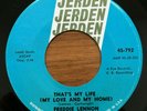 FREDDIE LENNON - That's My Life (My Love and My Home) JERDEN 45 BEATLES