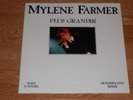 MYLÈNE FARMER PLUS GRANDIR LIVE MAXI 45 TOURS COULEUR LIMITÉ 500 EX NEUF SCELLE