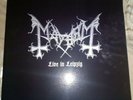 MAYHEM LIVE IN LEIPZIG white VINYL CENTURY MEDIA 2009 BLACK METAL