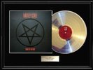 MOTLEY CRUE SHOUT AT THE DEVIL WHITE GOLD SILVER PLATINUM TONE RECORD LP RARE