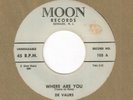 De Vaurs - Where Are You / Boy In Mexico - Moon - Rare Original Doo Wop Group 45