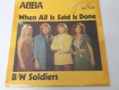ABBA WHEN ALL IS SAID AND DONE RARE AUSSIE MISSPELLED P/C