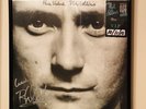 phil collins SIGNED face value vinyl lp FRAMED with 2018 Not dead yet TOUR PASS