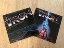 Wendy Carlos - Tron Soundtrack + Story Of Tron LP 1982 Jackets VG+ Vinyl NM-/NM