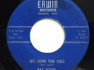 ROCKABILLY 45 RPM, RAY SCOTT, THE TRAINS DONE GONE / JUST BEHIND YOUR SMILE