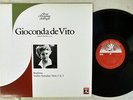 GIOCONDA DE VITO BRAHMS VIOLIN SONATAS 1 & 3 ANGEL TOJE-7420 Japan MONO VINYL LP