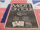 QUEEN On Tour 1973 with Mott The Hoople Original ADVERT/POSTER Their Big Break