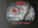 Obituary ?– Cause Of Death PICTURE LP 1st PRESS DEATH METAL 1990 RO 9370 8
