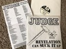 Judge 10“ ,  SxE, Youth Of Today, NY Hardcore Rare Vinyl