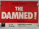 THE DAMNED - ORIGINAL POSTER - 27.01.1981 Hamburg + 84 cm + 59 cm