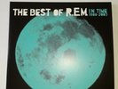 VINYL LP RECORD REM, THE BEST OF REM IN TIME, BLUE VINYL LTD EDITION NR MINT