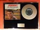  Johnny Hallyday Disque D'Or 18 Ct 