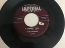 FATS DOMINO BLUEBERRY HILL / HONEY CHILE 45 RPM IMPERIAL RECORDS VG RED LBL