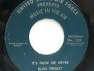45 RPM, ELVIS PRESLEY / JAYE P MORGAN USAF MUSIC IN THE AIR, PROGRAM No.125