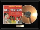 THE DEL VIKINGS THEY SING & SWING RARE LP GOLD METALIZED RECORD NON RIAA AWARD