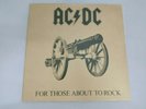 Vintage Vinyl LP Record 1981 - ACDC For Those About to Rock - Albert Productions