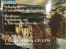 COLUMBIA SAX 2424 CARLO MARIA GIULINI SCHUBERT BRAHMS ED1 UK STEREO LP