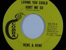 Latin Soul 45 RENE & RENE Loving You Could Hurt Me So COBRA HEAR