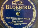 Bluebird 5607 Riley Puckett RENFO VALLEY 1934 78rpm Country  E w fiddle