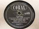 Johnny Burnette Rock `n`Roll Trio,Tear it up 1956 Vogue Coral 78rpm
