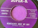Northern Soul 45 Christine Cooper-Heartaches Away My Boy-Super-K 1970s Reissue
