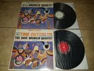 DAVE BRUBECK QUARTET 2LPs TIME OUT 6-EYE STEREO EX -PLUS WHITE LABEL PROMO 6-EYE