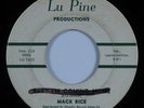 R&B Soul 45 MACK RICE Baby I'm Coming Home LU PINE HEAR