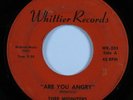 Sweet Soul 45 THEE MIDNITERS Are You Angry? WHITTIER HEAR