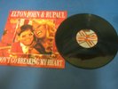 RECORD 12” SINGLE ELTON JOHN & RUPAUL DON'T GO BREAKING MY HEART