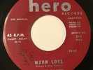 JACKIE LLOYD - WARM LOVE COME AND GET ME RARE COOL WHITE DOOWOP ON HERO RECORDS