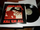 Metallica Kill 'Em All Megaforce Records LP 1983 MRI-069