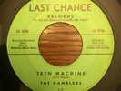 The Gamblers - Teen Machine/Tonky 45 Last Chance Surf Kim Fowley