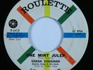 R&B Soul 45 SARAH VAUGHAN One Mint Julep ROULETTE VG+ HEAR