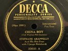 Stephane Grappelly 78 China Boy / Moonglow DECCA Django Reinhardt
