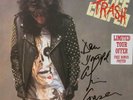 Alice Cooper Trash Vinyl Australia 1989 SIGNED AUTOGRAPHED Record
