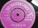 ELVIS PRESLEY. TRYIN' TO GET TO YOU / LAWDY MISS CLAWDY. HMV PURPLE/SILVER. HEAR