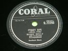 BUDDY HOLLY and THE CRICKETS : Peggy Sue / Everyday - 1958 UK Coral 78rpm 206