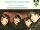 THE BEATLES GERMANY GERMAN ODEON  HELP   ,  I'M DOWN  ORIGINAL 1965  SLEEVE & 45
