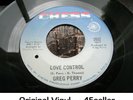 ? Greg Perry 'Love Control' EX+ with COVER ORIGINAL Northern Soul 45